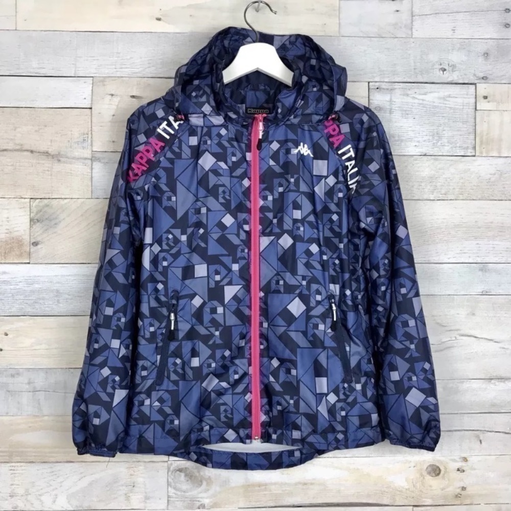 Kappa Italia Blue Pink Light Jacket Medium